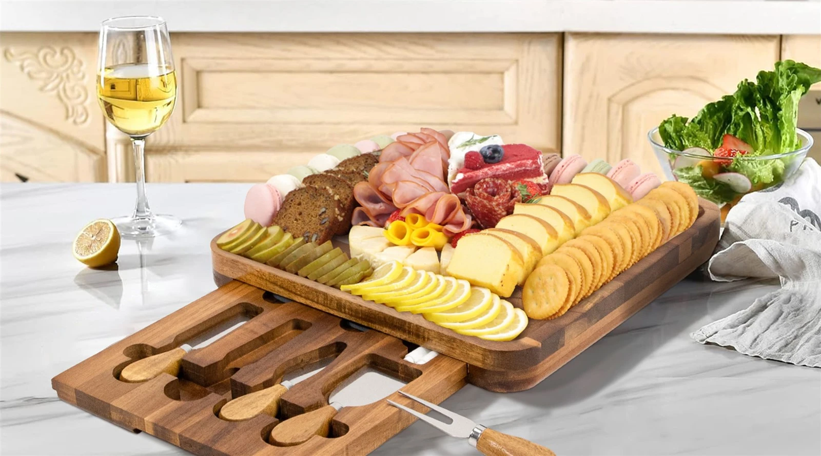 wood cheese board