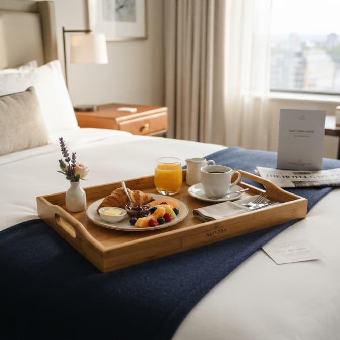 bamboo serving tray
