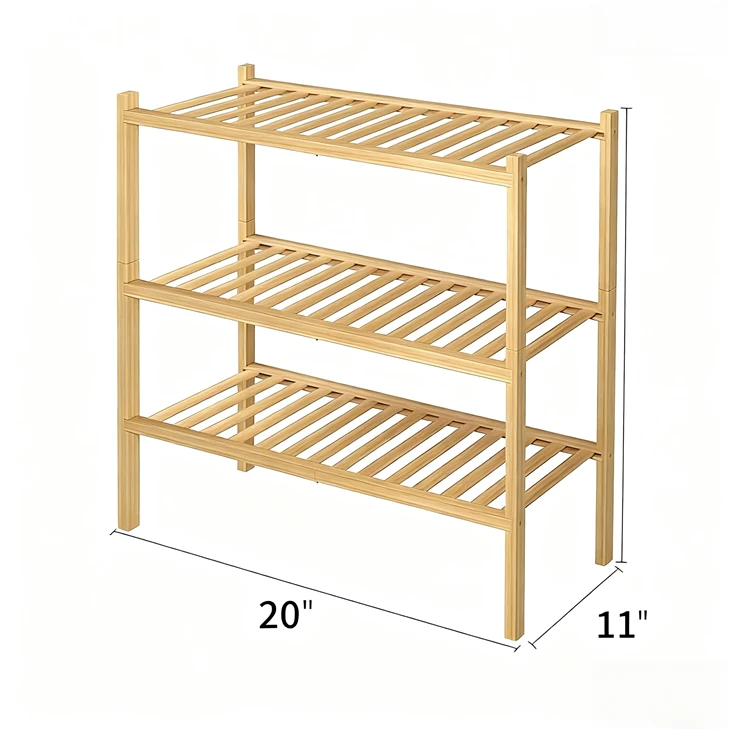 3 Tier Bamboo Shoe Rack suppliers