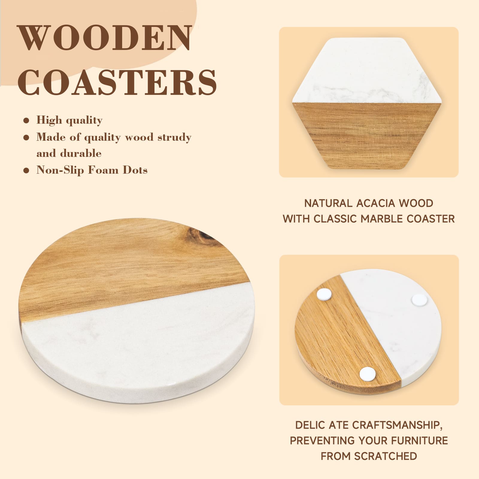 wooden drink coasters 8