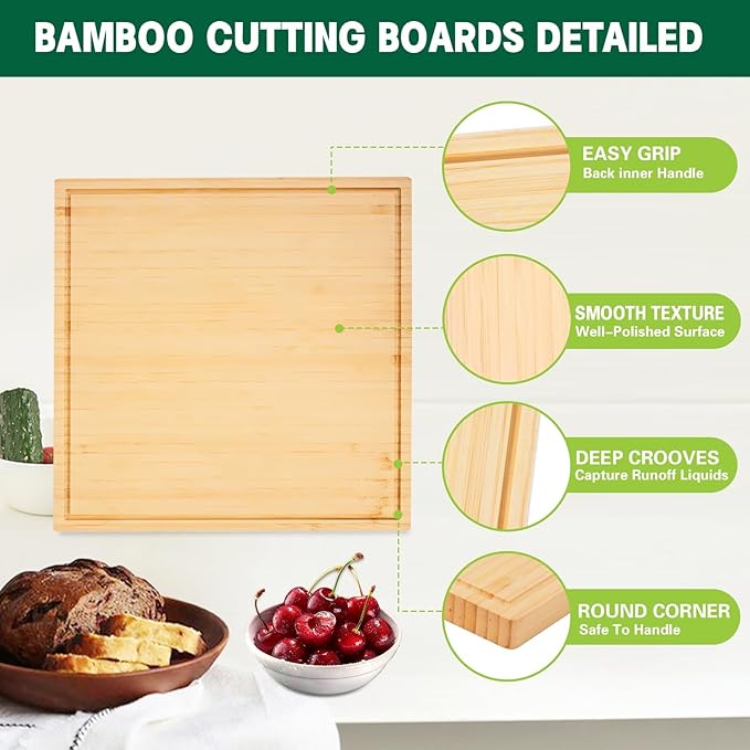 Bamboo Cutting Board For Christmas Gifts