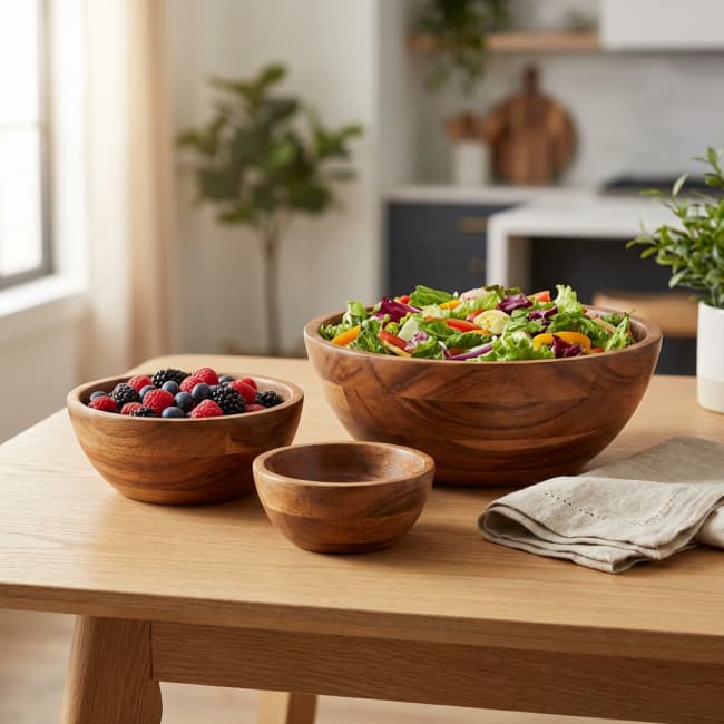 wooden bowl