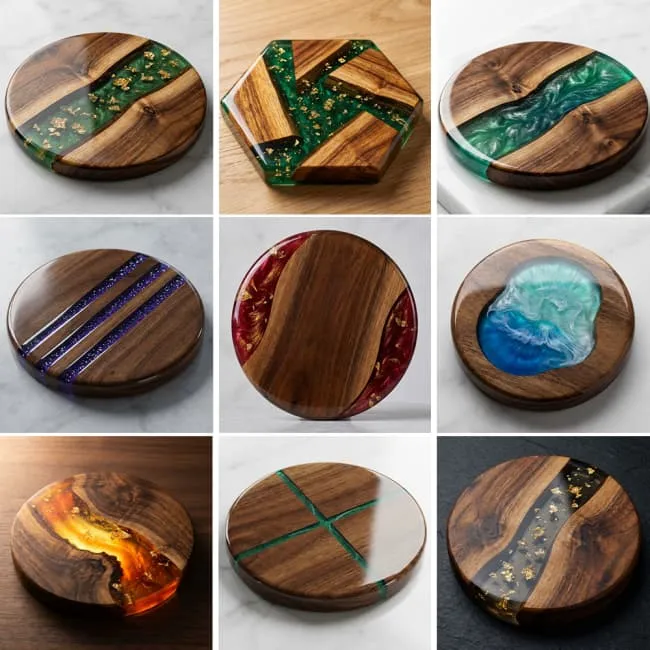 resin wood coaster 39 resin wood coaster 39