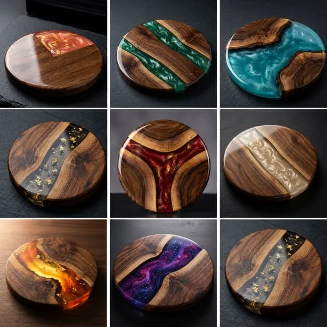 resin wood coaster 38 resin wood coaster 38