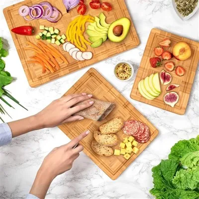 Bamboo Chopping Board Set