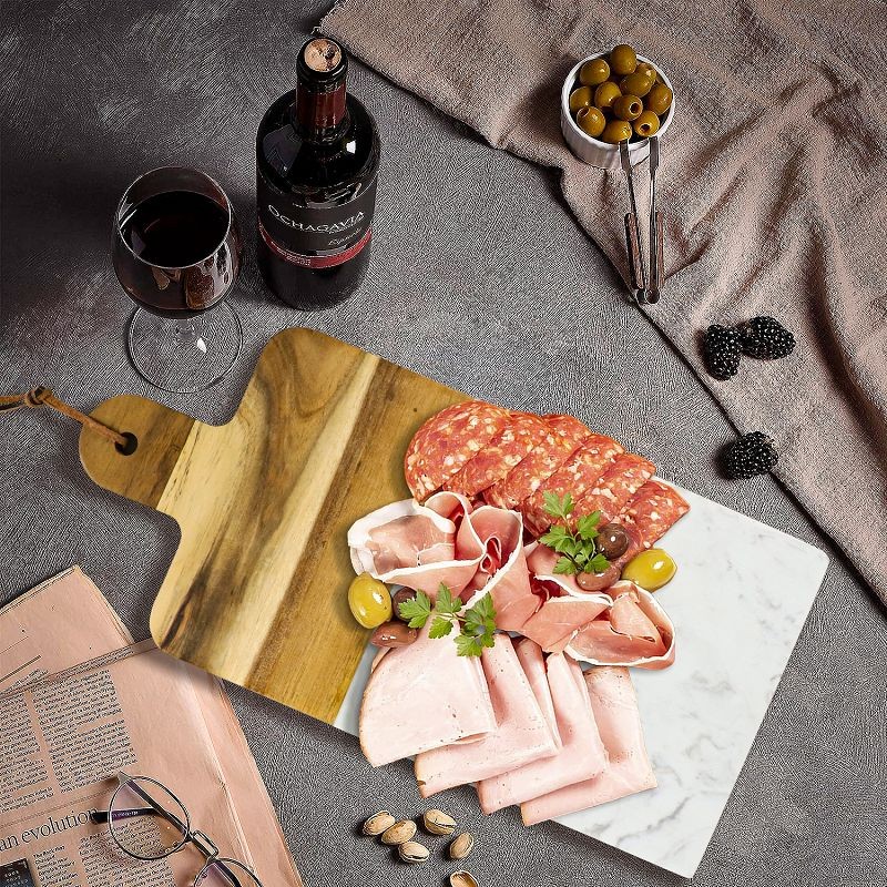 Wood Cutting Board With Handle