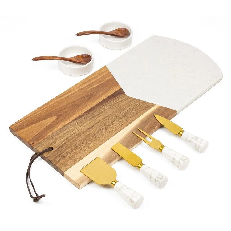 Wood Meat And Cheese Tray