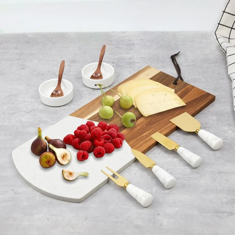 Wood Meat And Cheese Tray