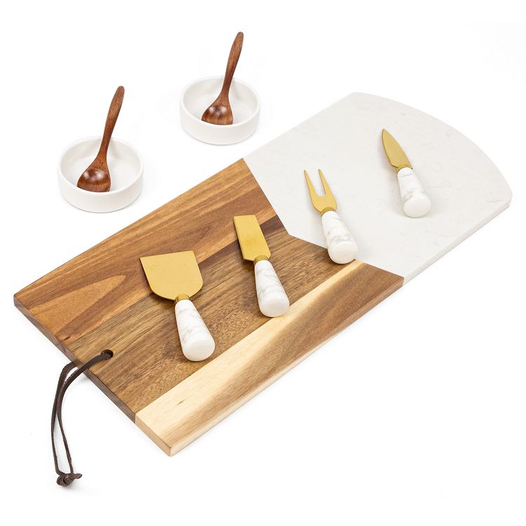 Wood Meat And Cheese Tray